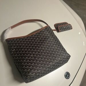 Stylish Brown Patterned Women's Bag